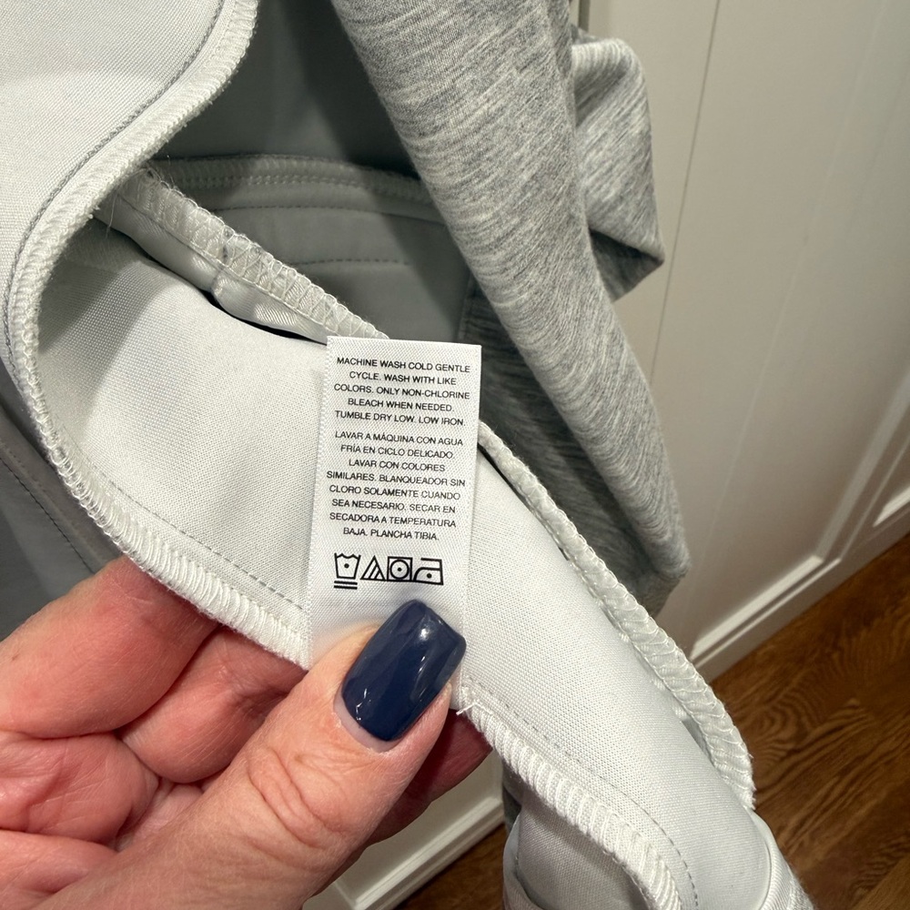 NWT Scoop Gray Knit Scrunch Sleeve Jacket, XL - Picture 8 of 14
